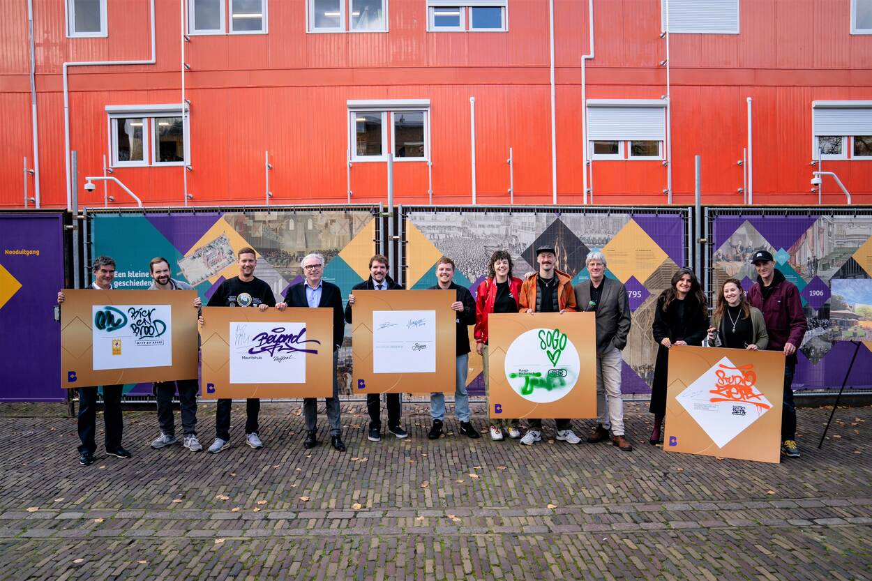 Binnenhof Buitenkunst 24 dagen street art op het Plein Activiteit Binnenhofrenovatie